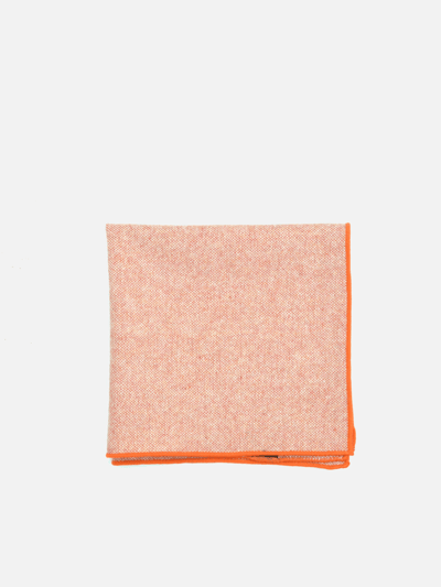 Curated Basics Orange Wool Pocket Square product