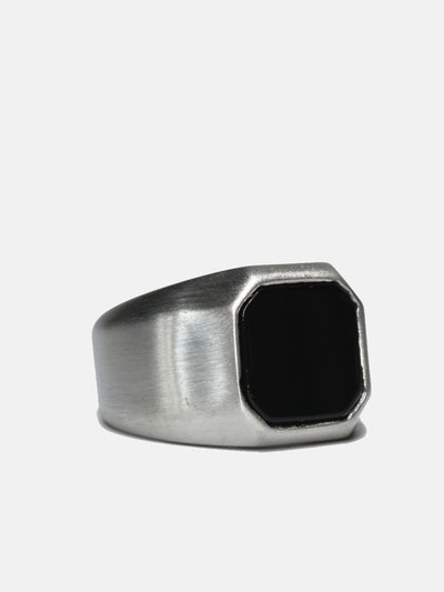 Curated Basics Oynx Inlay Octagon Ring product