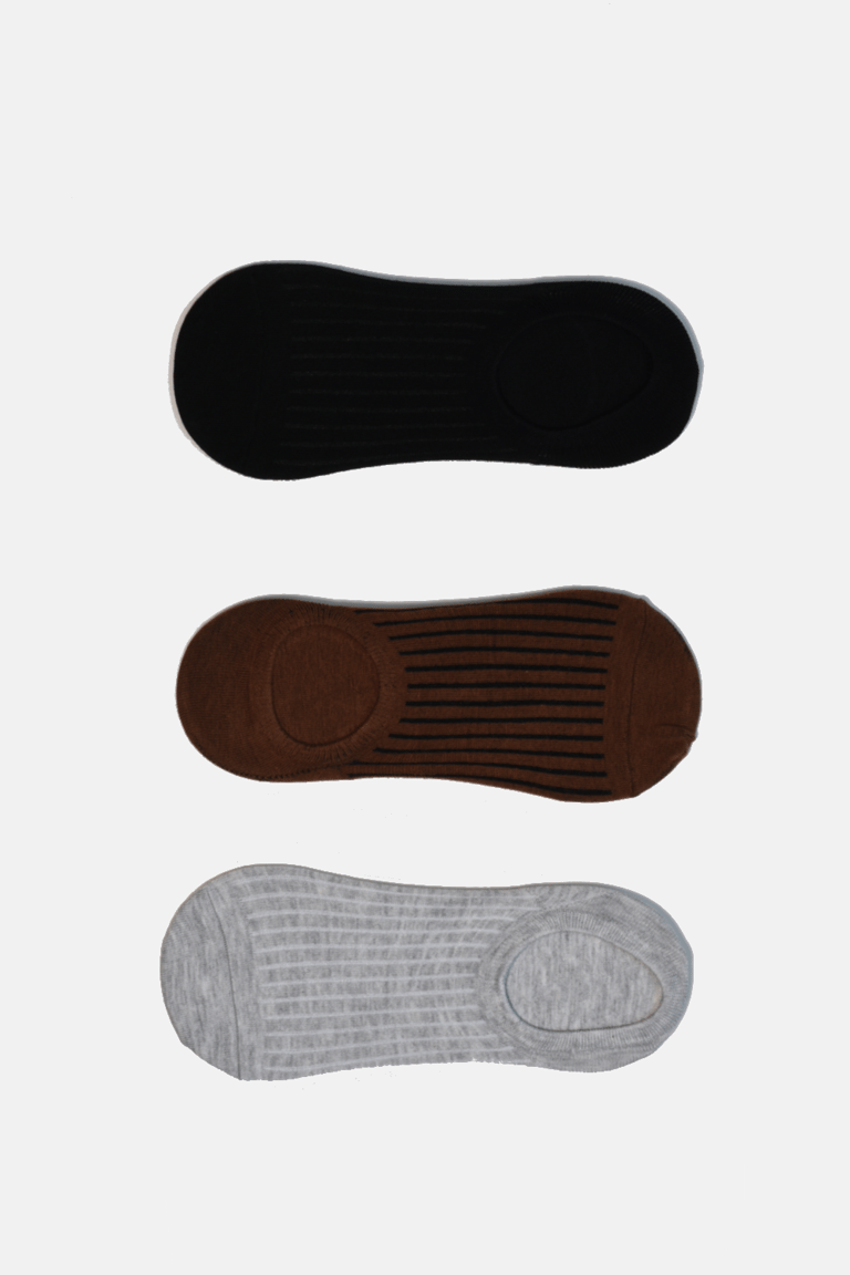 Pack of 2 No-Show Socks - Multi