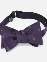 Pineapple Bow Tie - Purple