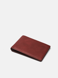Slim Classic Bill-Fold Wallet - Burgundy