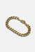 Steel Curb Chain Bracelets - Brass