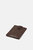 Vertcal Dark Brown Leather Card Sleeve - Dark Brown