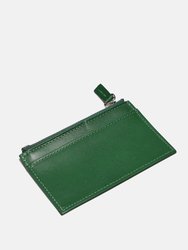Zipper Leather Cardholder
