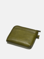 Zippered Leather Wallet