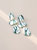 Celestia Dangly Earrings in Green Marble