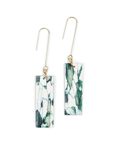 By Chavelli Giulia dangly earrings in Green Marble product