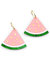 Watermelon Wedge Hoop Earrings - Watermelon