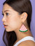 Watermelon Wedge Hoop Earrings