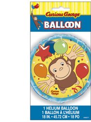 Curious George 18 Inch Foil Balloon