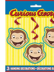 Curious George Hanging Swirl Decorations