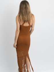 Diem Fringed Midi Dress