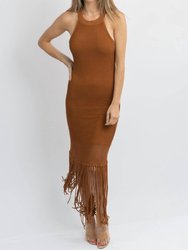 Diem Fringed Midi Dress