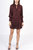 Drop Waist Dress - Burgundy