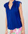 Emily Top In Cobalt