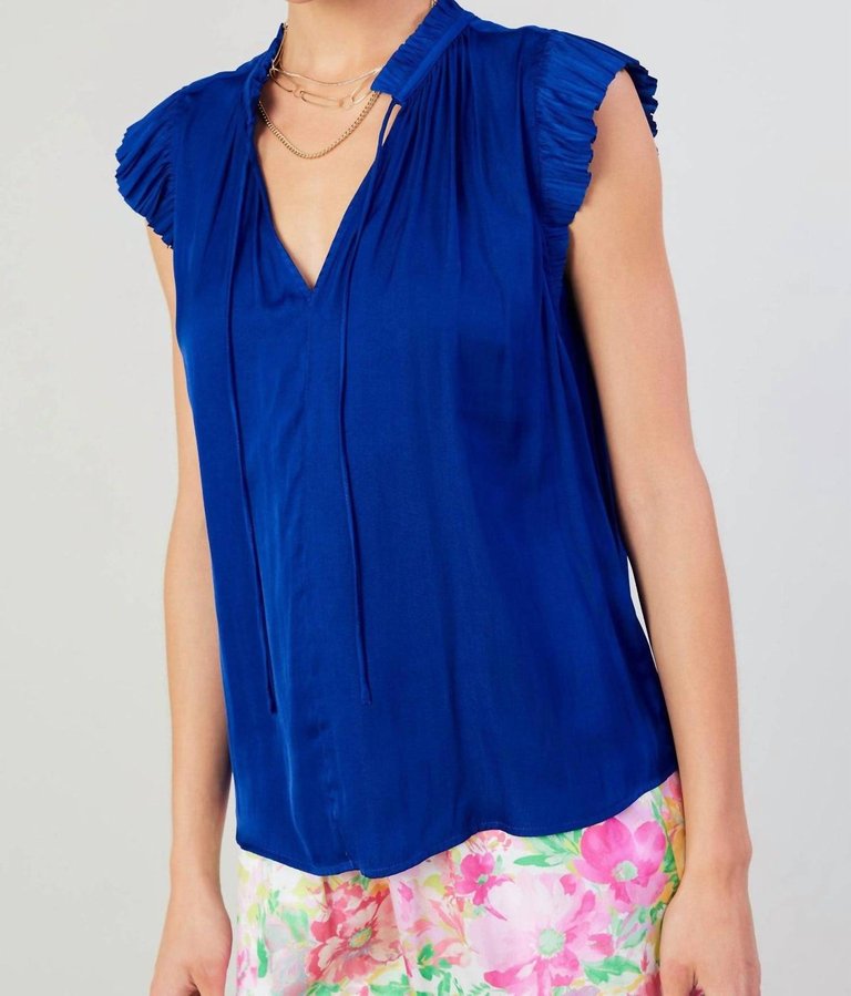 Emily Top In Cobalt