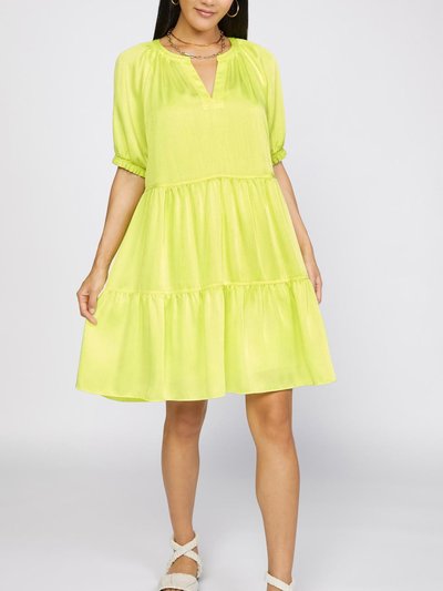 Current Air Flowy Tiered Short Dress product