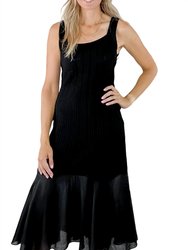 Georgia Midi Dress - Black