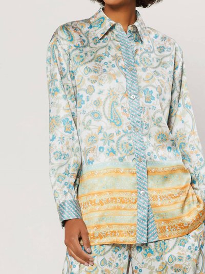 Current Air Mixed Pattern Button Up Blouse product