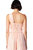 One Shoulder Top With Ribbon And Smocked Back In Apricot