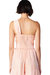 One Shoulder Top With Ribbon And Smocked Back In Apricot