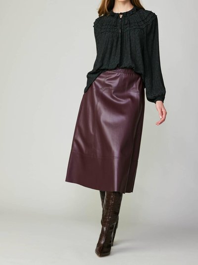 Current Air Vegan Leather Midi Skirt product