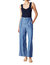 Wide Cargo Pants Side Pocket In Chambray - Chambray