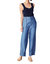 Wide Cargo Pants Side Pocket In Chambray