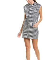 Sleeveless Jumpsuit Dress - Modern Stripe
