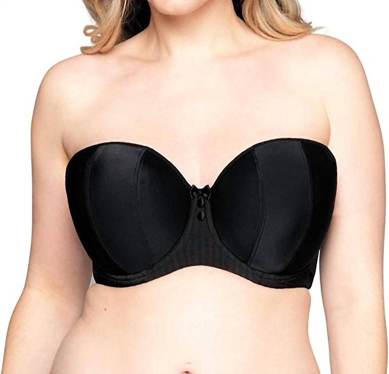 Luxe Strapless Multiway Underwire Bra In Black - Black