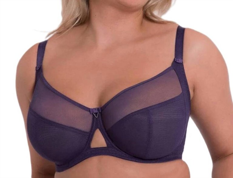 Victory Balcony Bra In Deep Purple - Deep Purple