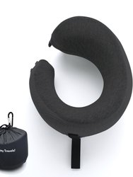 Ergonomic Travel Neck Pillow - Black