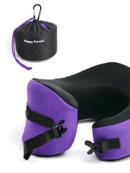 Ergonomic Travel Pillow - Royal Purple