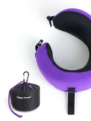Ergonomic Travel Pillow - Royal Purple