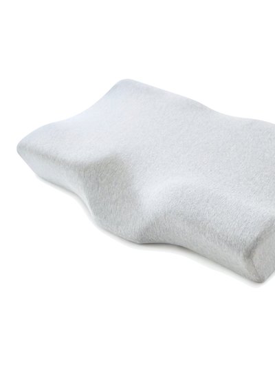 Cushion Lab Light Gray Neck Relief Ergonomic Cervical Pillow