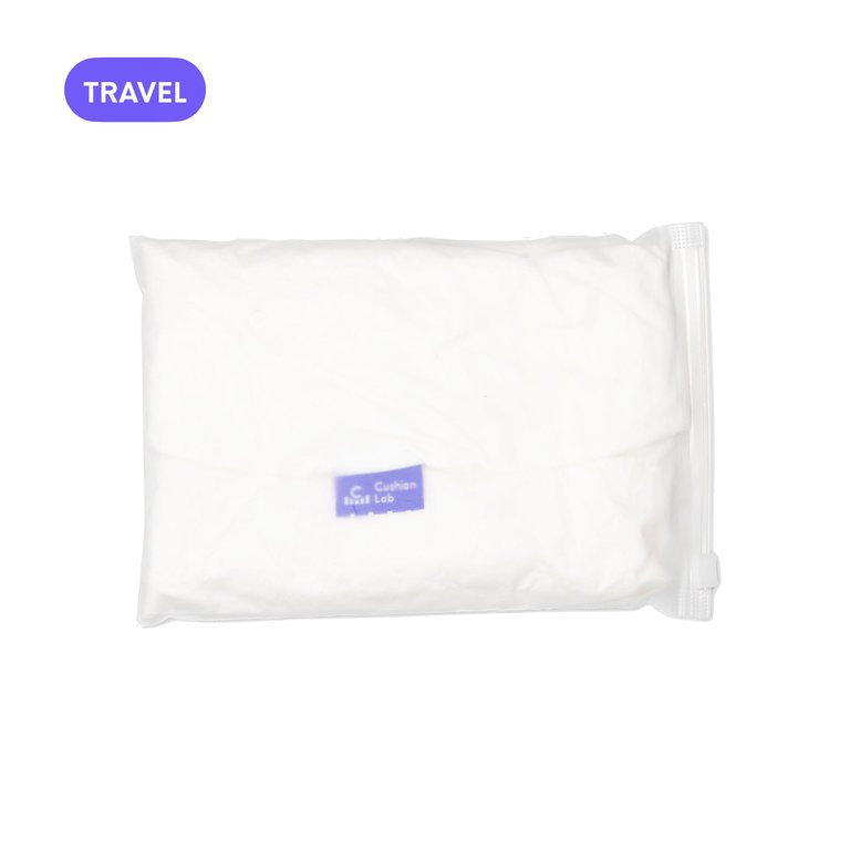 Travel Deep Sleep Pillow Cover - Cloud White