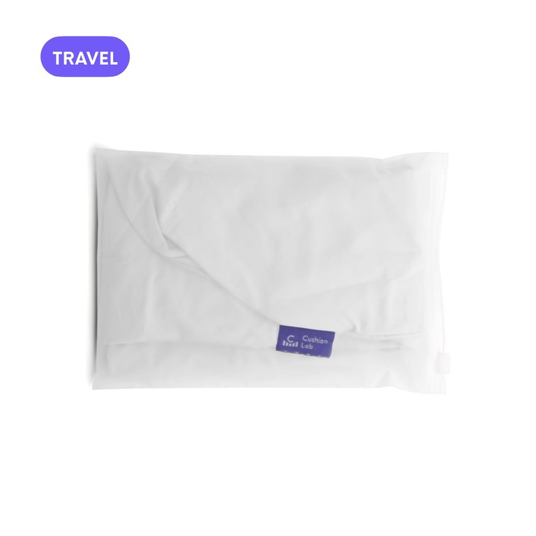 Travel Deep Sleep Pillow Cover - Calm Grey