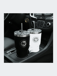 Set Of Two Tumblers, White & Black