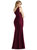 Cascading Bow One-Shoulder Stretch Satin Mermaid Dress With Slight Train - CS108 