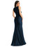 Square Neck Stretch Satin Mermaid Dress With Slight Train - CS113