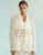 3D Embroidered Tulle Blazer - White - White