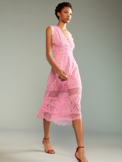 Cynthia Rowley Audrey Lace Dress - Pink product