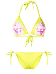 Becca String Bikini Bottom - Neon Green