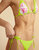 Becca String Bikini Bottom - Neon Green