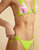 Becca String Bikini Top - Neon Green