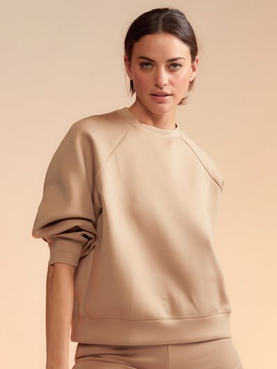 Cynthia Rowley Bonded Pullover - Camel product