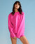 Bonded Pullover - Hot Pink