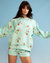 Bonded Pullover - Mint Strawberry