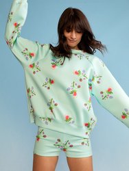 Bonded Pullover - Mint Strawberry