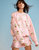 Bonded Pullover - Pink Strawberry
